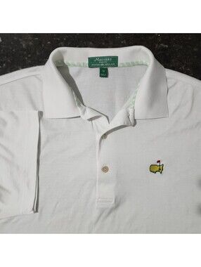 Peter Millar Masters Augusta Golf Polo Shirt Preppy Casual Money Classic Medium